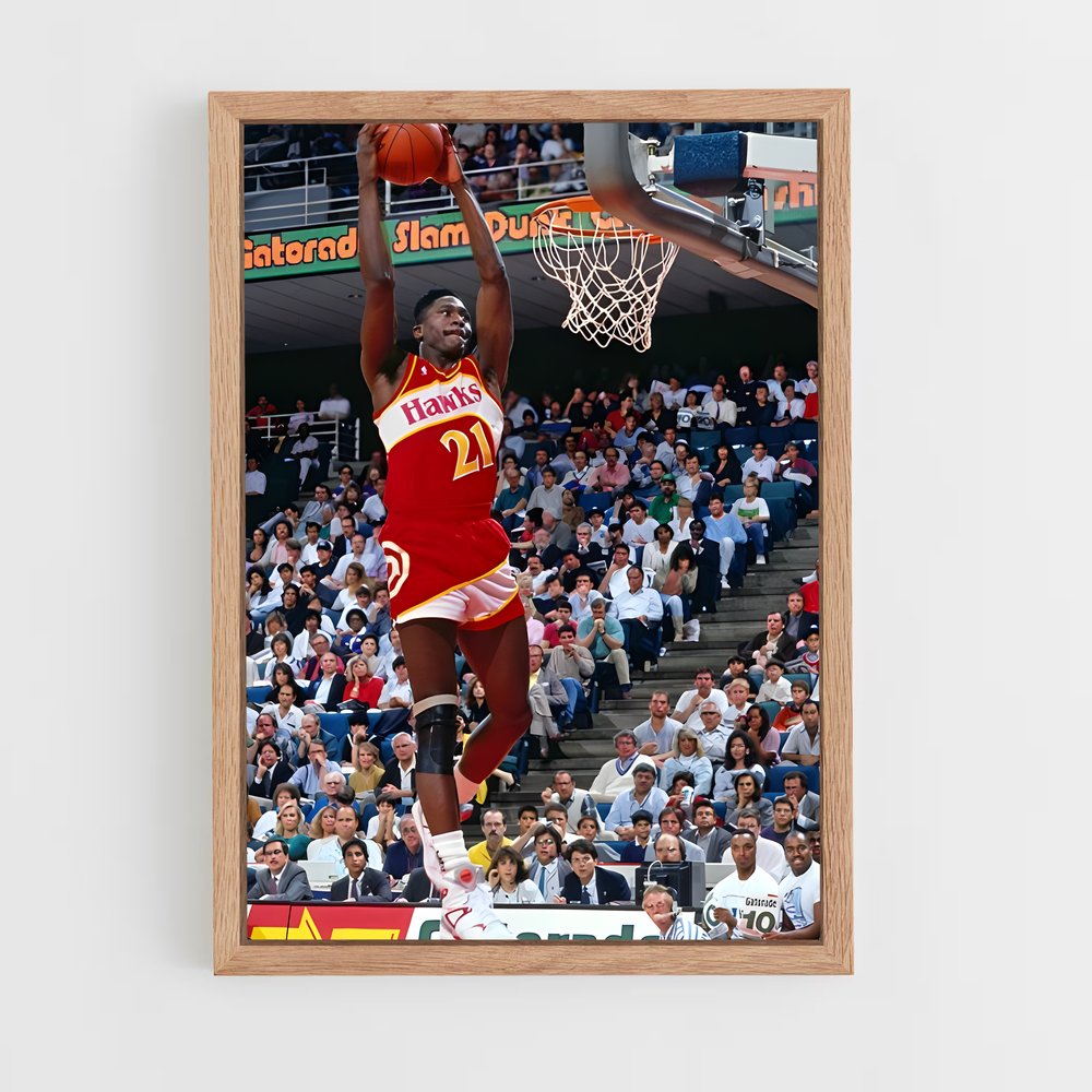Poster L'Envol de Dominique – affiche Basketball (vue 4)